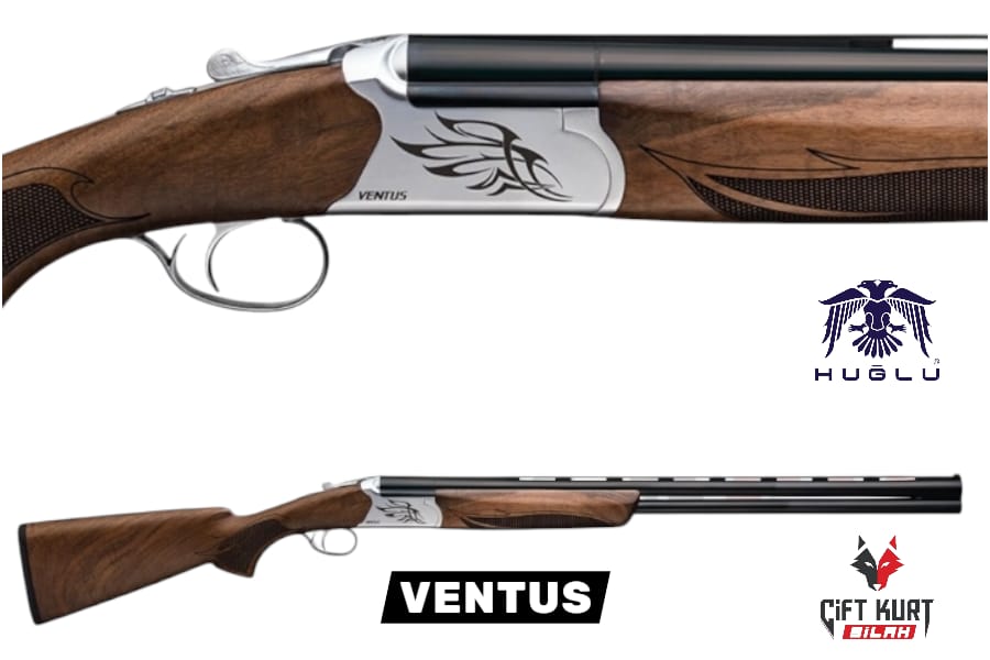 Huğlu VENTUS 12 Süperpoze Tek Tetik Ejektörlü Ağaç Beyaz Av Tüfeği